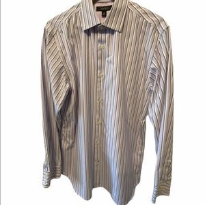 MENS BANANA REPUBLIC Non Iron Slim Fit Button Up L